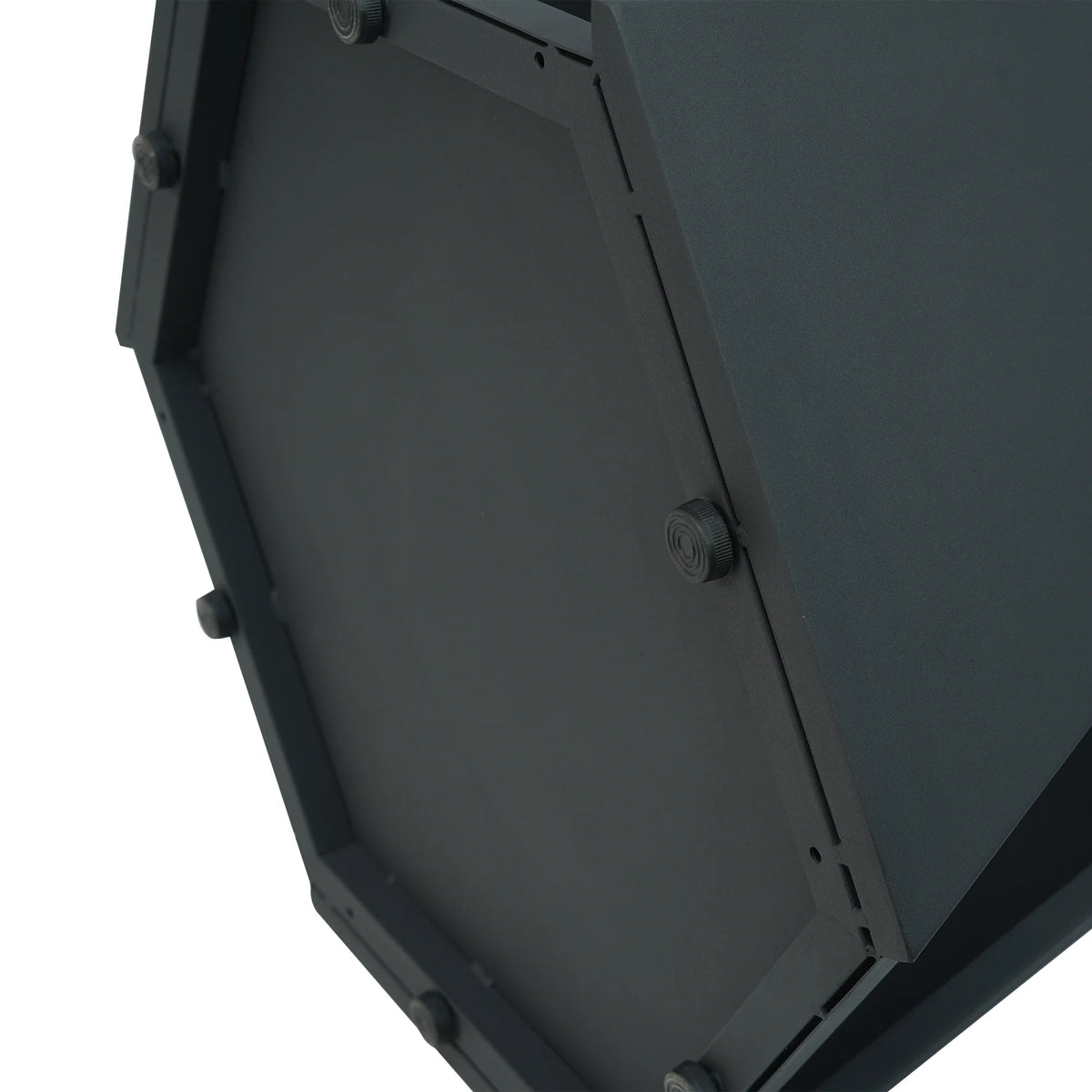 Marbella Sintered Stone Dining Table | 53" Matte Black Round With Metal Base