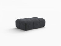 Puf Matrix Negro | 1 pieza (incluye 1 puf), tela de lino