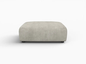 Matrix Modern Modular Sofa Covers | Grey Corduroy Sofa Covers for with 1-Ottoman
