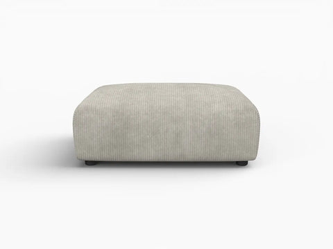 Matrix Modern Modular Sofa Covers | Grey Corduroy Sofa Covers for with 1-Ottoman