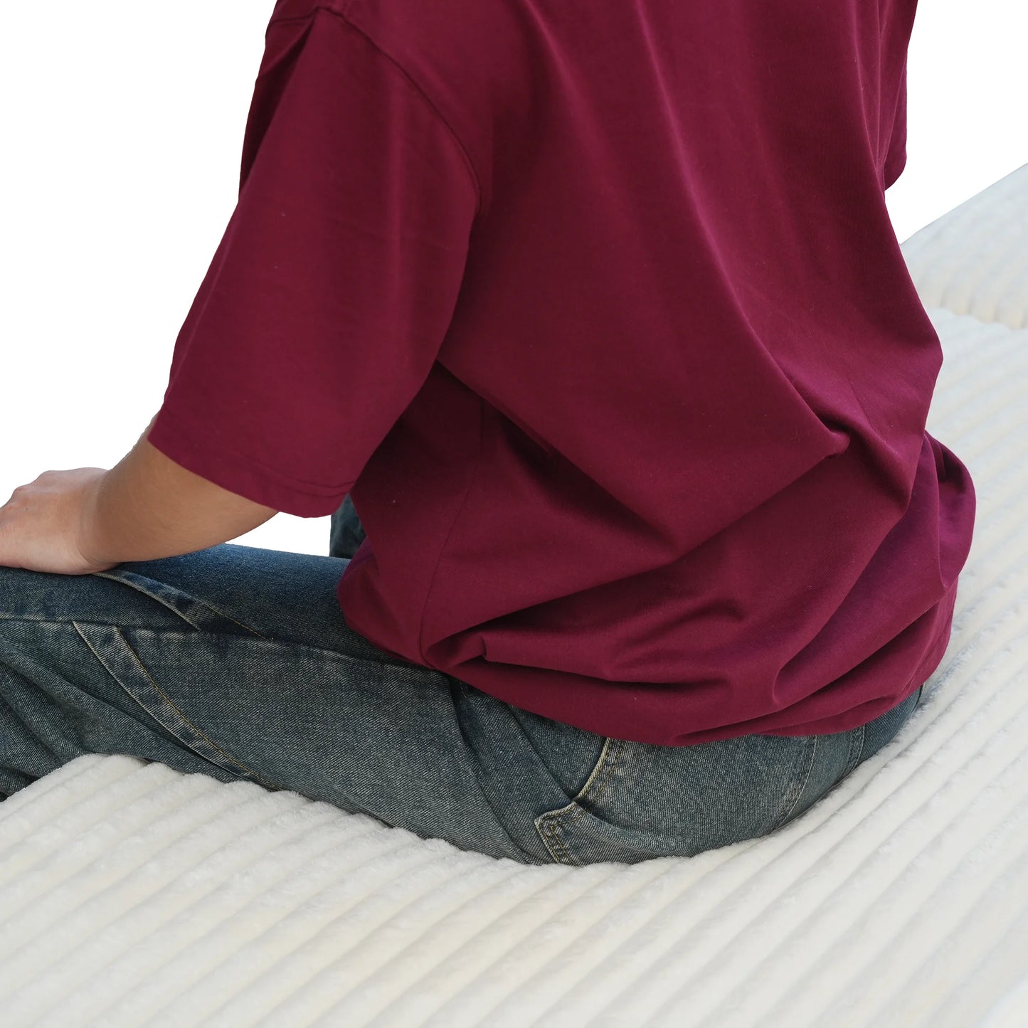 Sofás seccionales Matrix Nook | Sofás seccionales de 3 piezas en forma de L de pana beige de 3 plazas