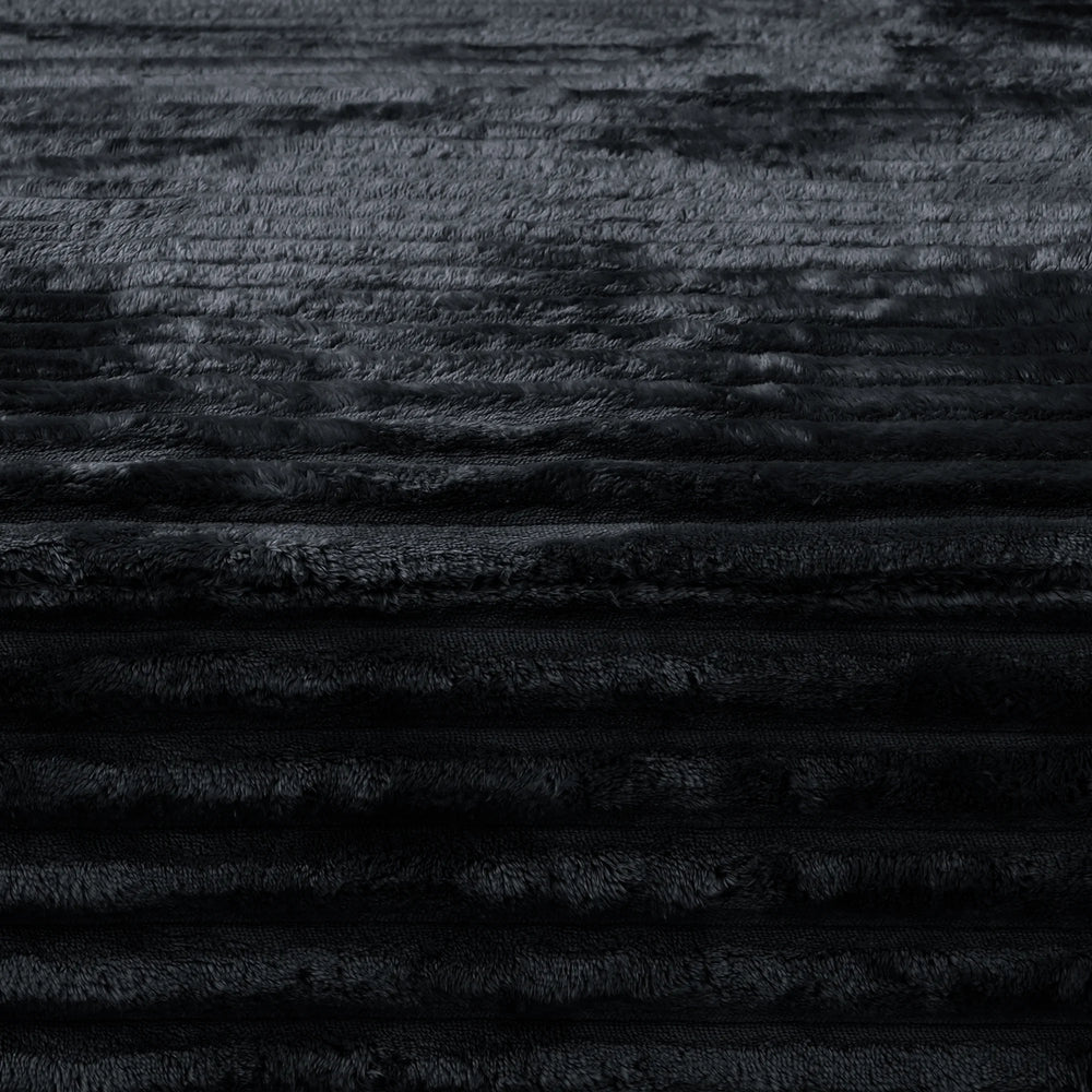 Sofás seccionales Matrix Nook | Loveseats de 2 piezas de pana negra de 2 plazas