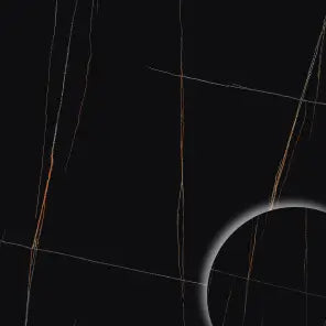 Marbella Sintered Stone Dining Table | 59" Matte Black Round With Lazy Susan Turntable