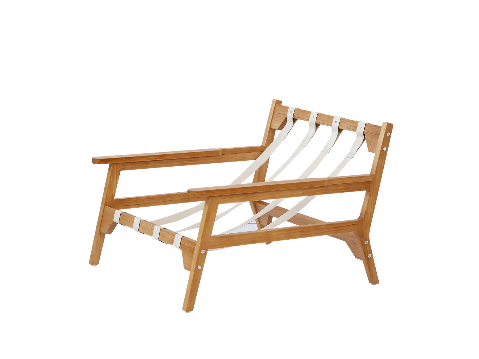 Modern 1-Seater Beige Small Space Accent Chair | 1-Piece, Plush Fabric, Solid Wood Frame, Flat Wooden Arms