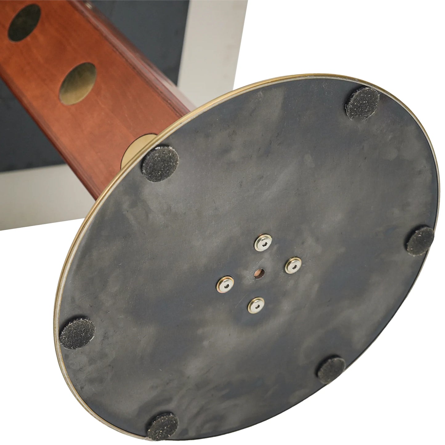 Nero Sintered Stone Bistro Table | 34" Pandora Square With Wood Base