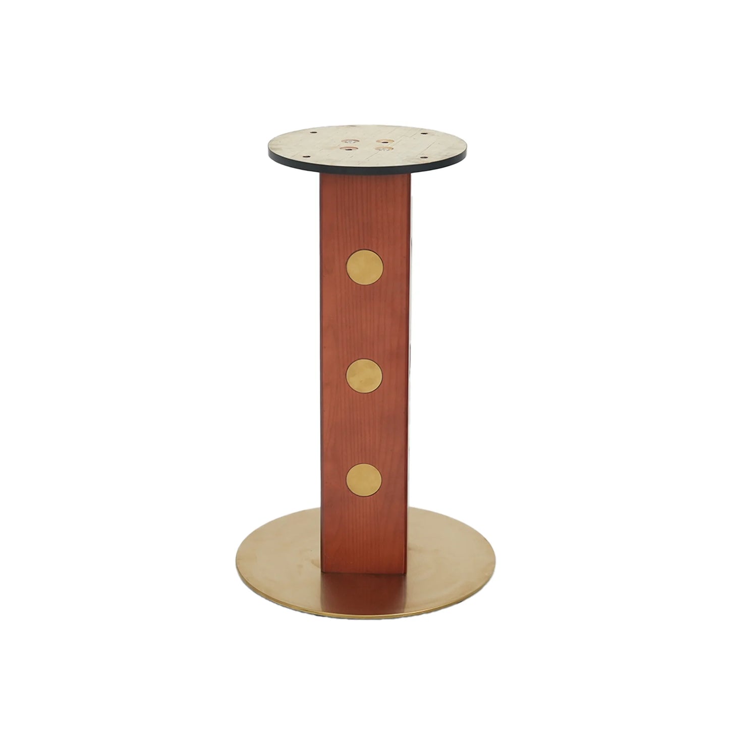 Nero Sintered Stone Bistro Table | 34" Pandora Square With Wood Base