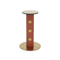 Nero Sintered Stone Bistro Table | 34" Pandora Square With Wood Base