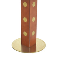 Nero Sintered Stone Bistro Table | 34" Pandora Square With Wood Base