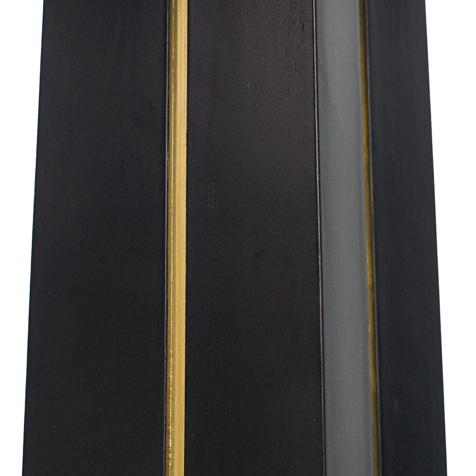 Mesa de bistró Nero de piedra sinterizada | Pandora cuadrada de 86 cm con base de madera