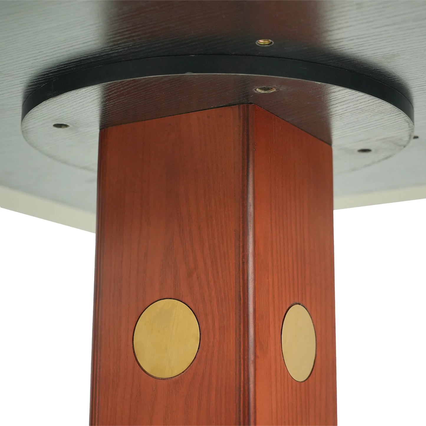 Nero Sintered Stone Bistro Table | 34" Pandora Square With Wood Base