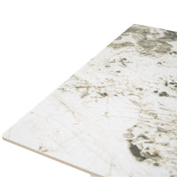 Nero Sintered Stone Bistro Table | 34" Pandora Square With Wood Base