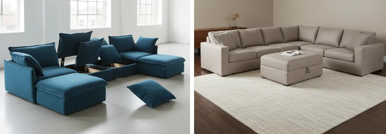 Pit Sectional Sofa vs Sectional Sofa: Layout Flexibility