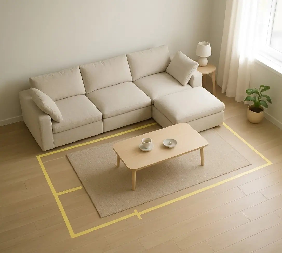 Plan Room Size and Delivery Space for a Modular Sectional Sofa