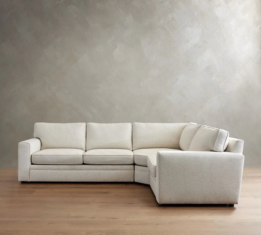 Pottery Barn Firm Sectional Sofa for Tall People