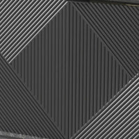 Mueble de TV Praxis Wood | Rectangular, negro, de 67" y patas altas