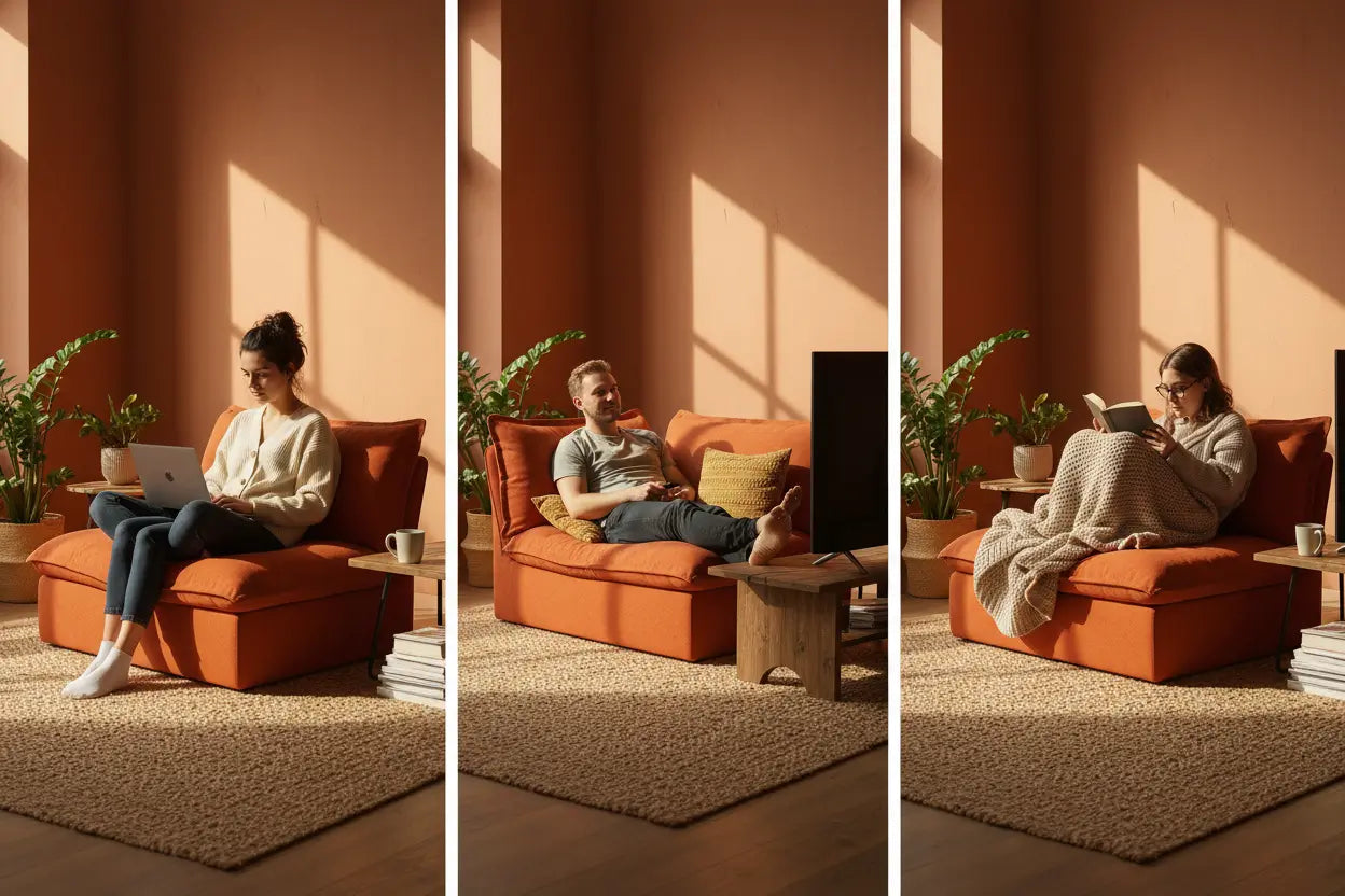 Primary Use Case - Choosing Sofa Depth for Different Activities