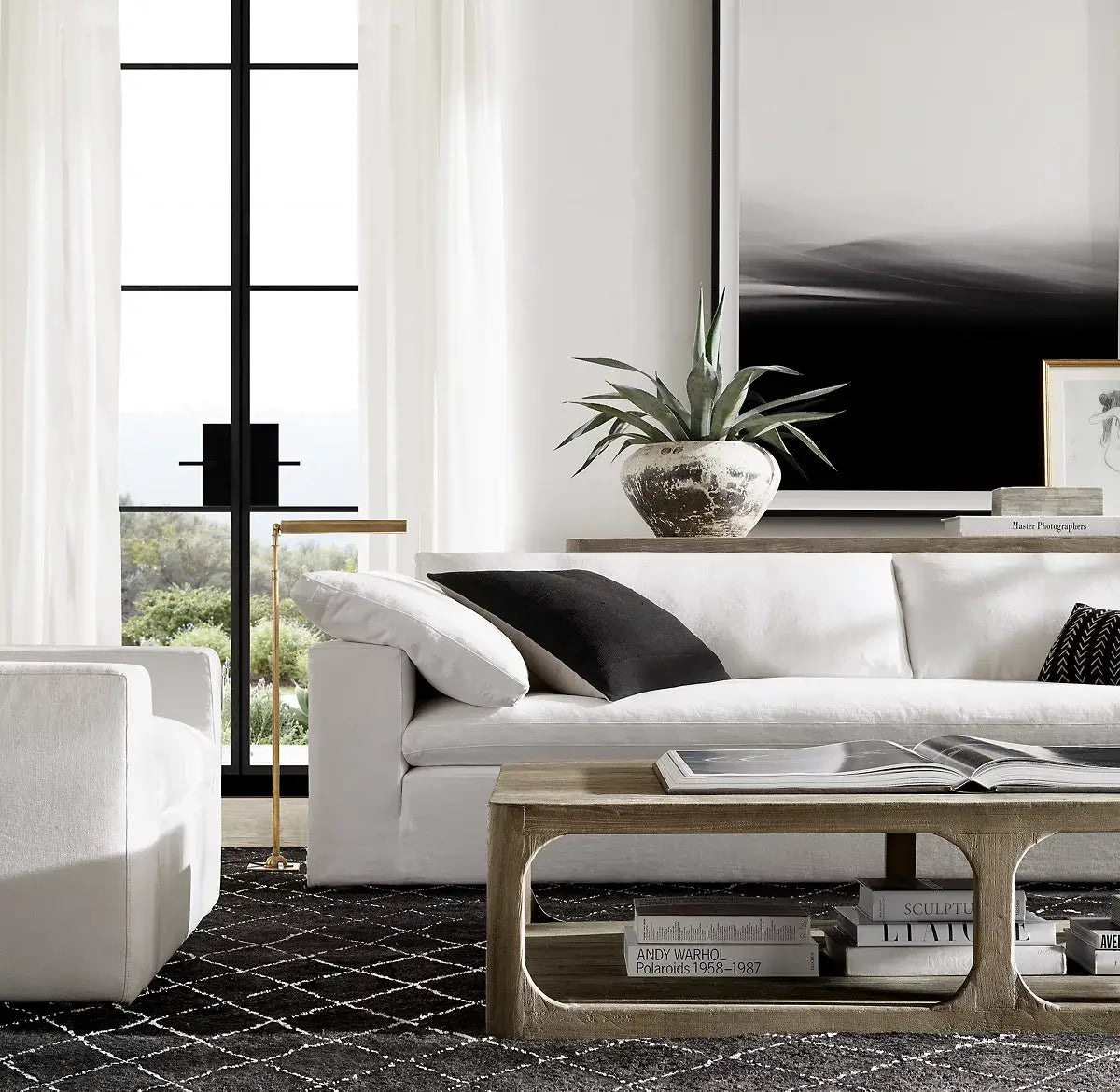 RH Cloud Sofa - Deep Seat Cloud-Style Low Sofa