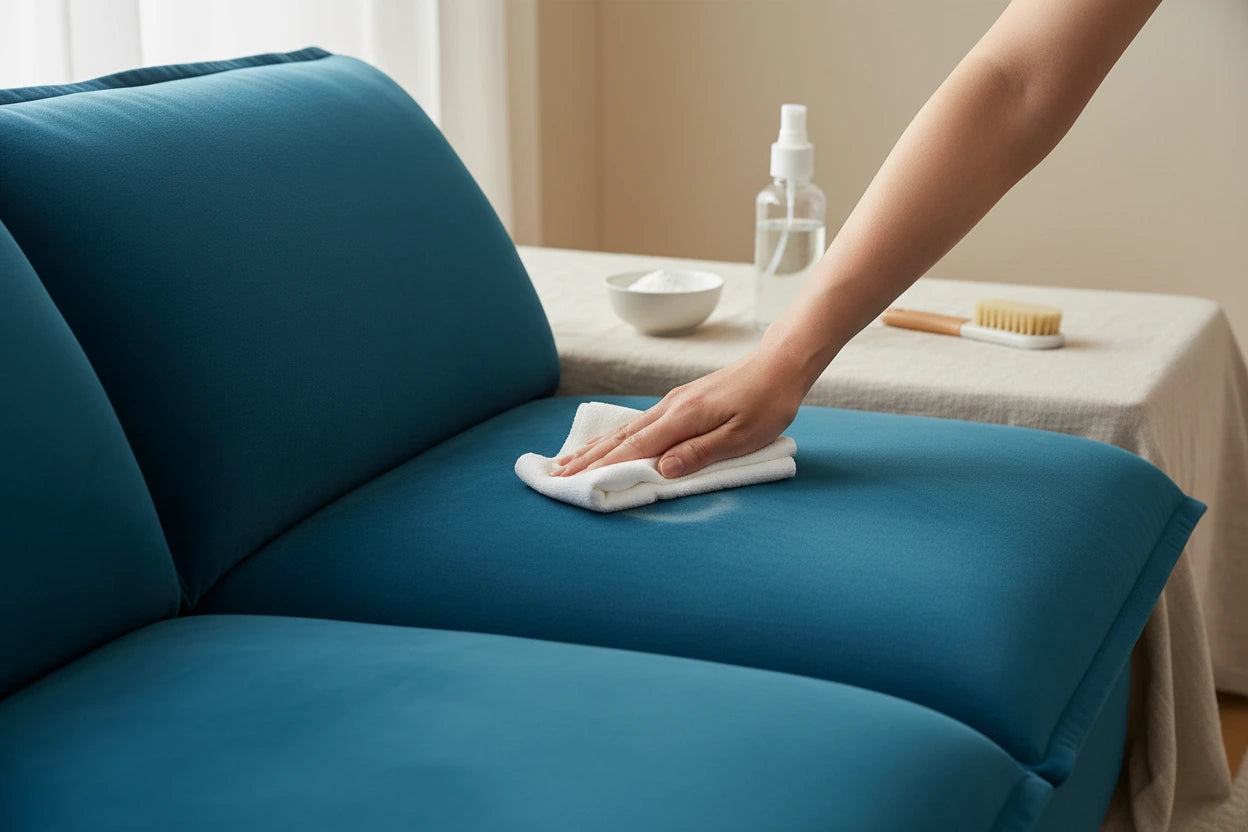 Remove Stains from a Velvet Sofa Without Damage(Optional)