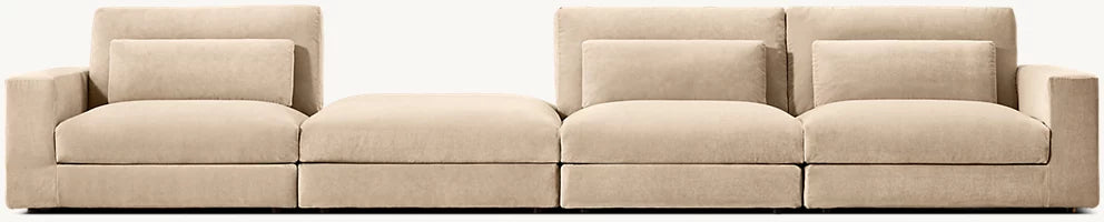 Restoration Hardware Cloud Couch with Ottoman Best Luxury Splurge