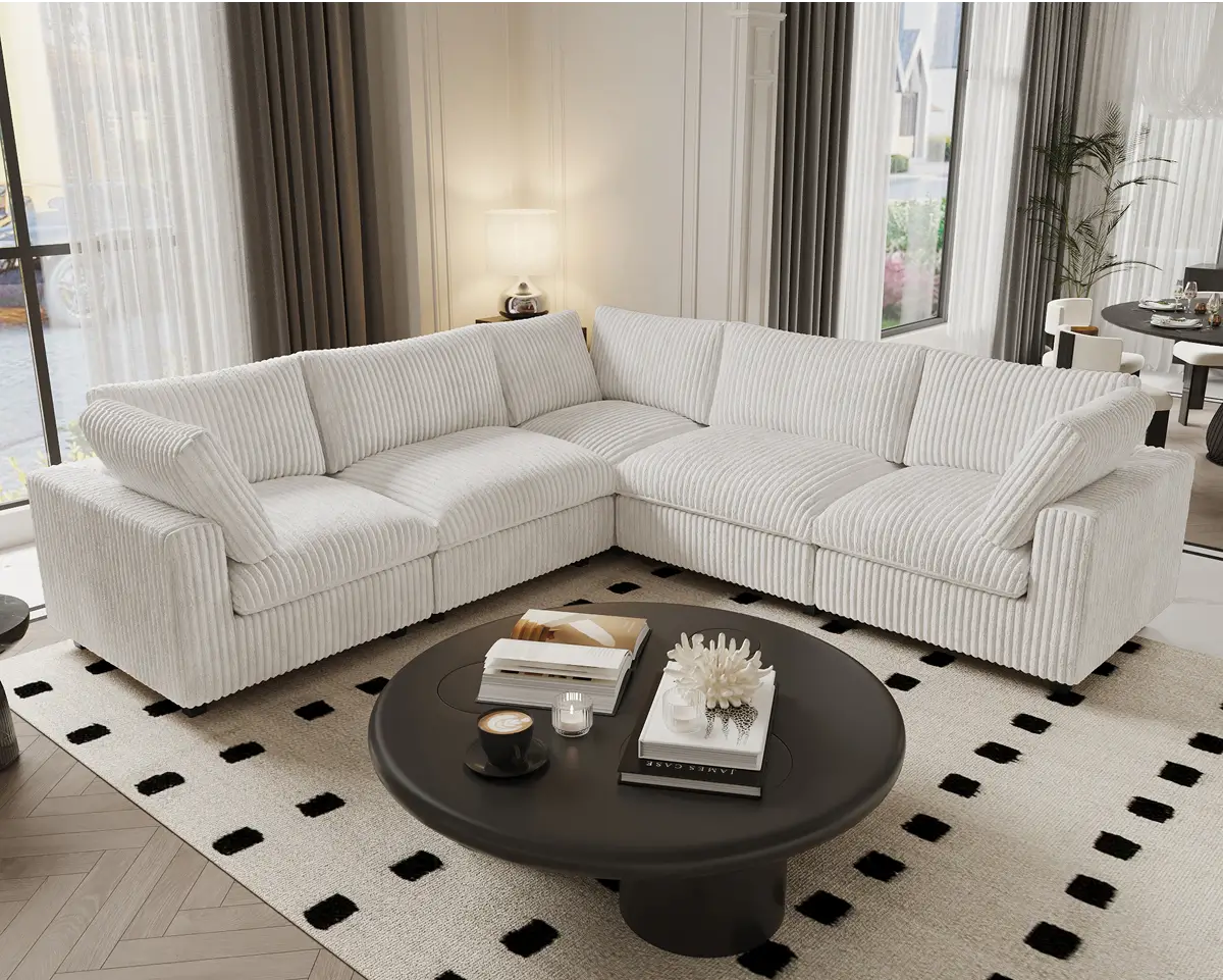 Sky Cloud Slope Sectional Sofa