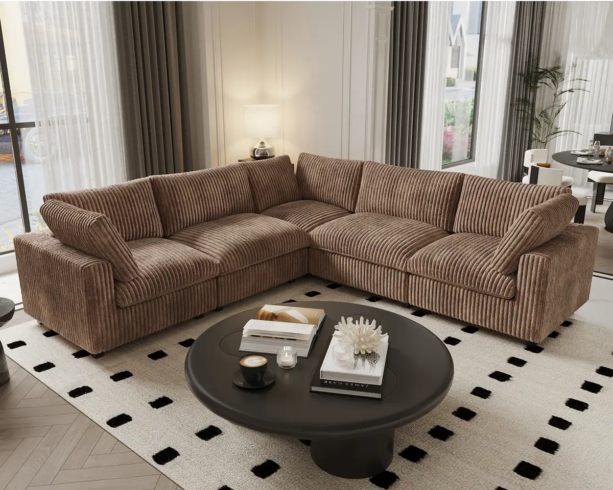 Sky Cloud Slope Sectional Sofa