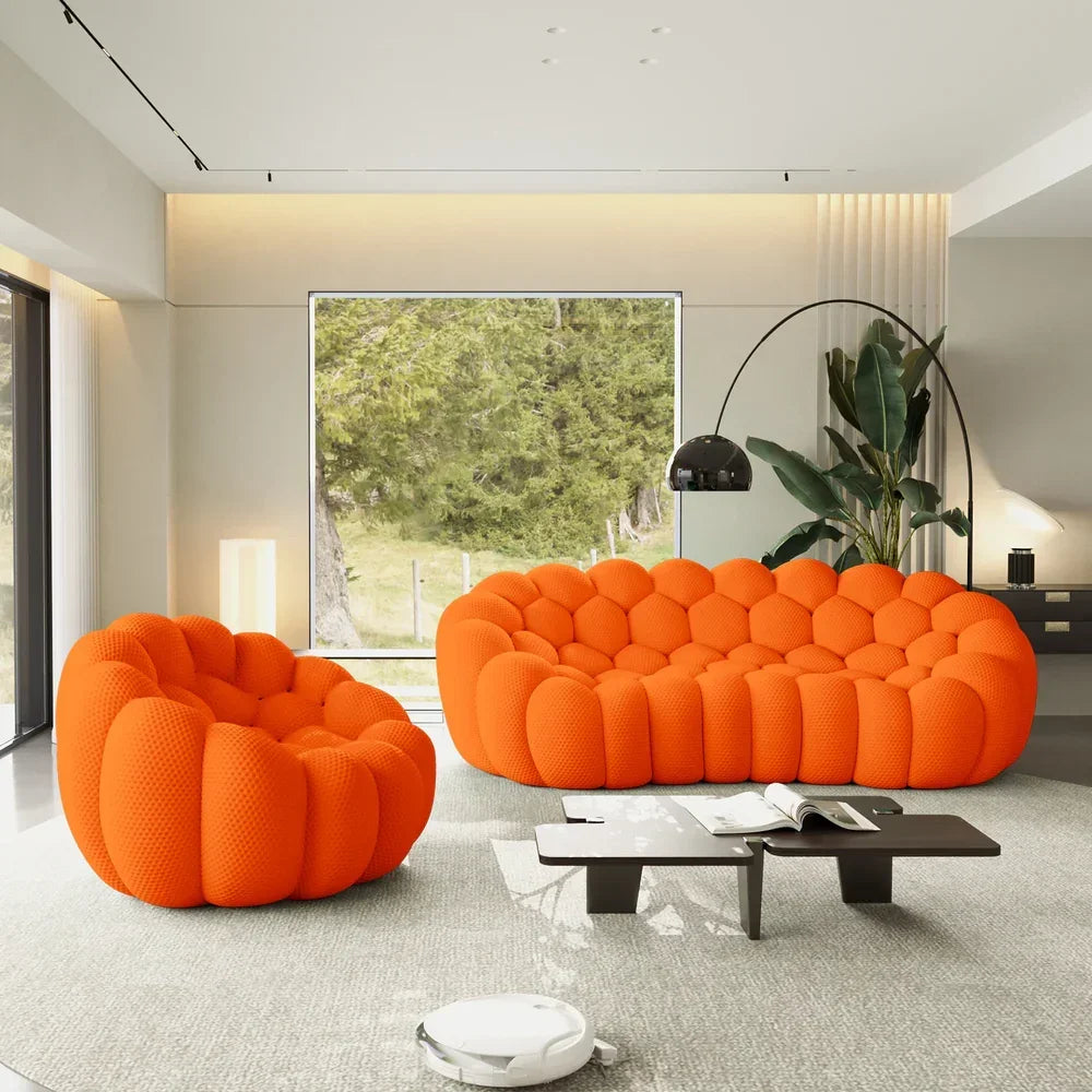 The best sofa for your living room WJS Home Boneless Bubble Sofa for Trendsetters