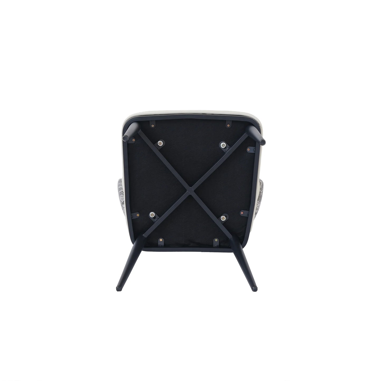 Vegan Wing Back Dining Chair | White PU Leather Set of 2