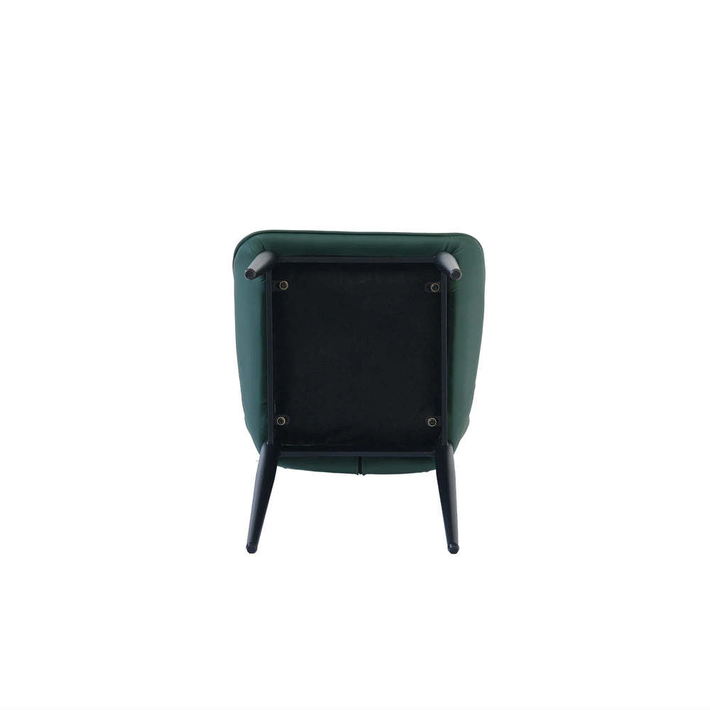 Vegan Full Back Dining Chair | White Seat Set of 2