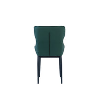 Vegan Full Back Dining Chair | White Seat Set of 2