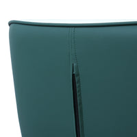 Vegan Full Back Dining Chair | White Seat Set of 2