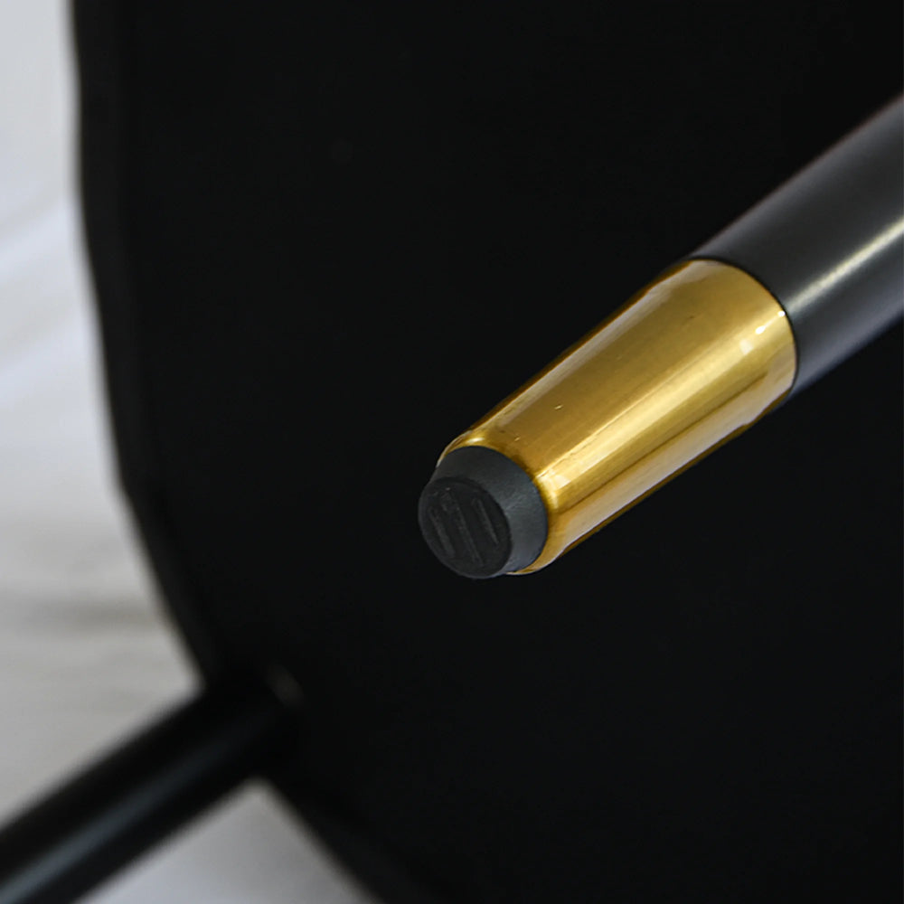 Vegan Full Back Dining Chair | White PU Leather Gray Back Set of 2