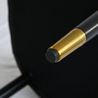 Vegan Full Back Dining Chair | White PU Leather Gray Back Set of 2