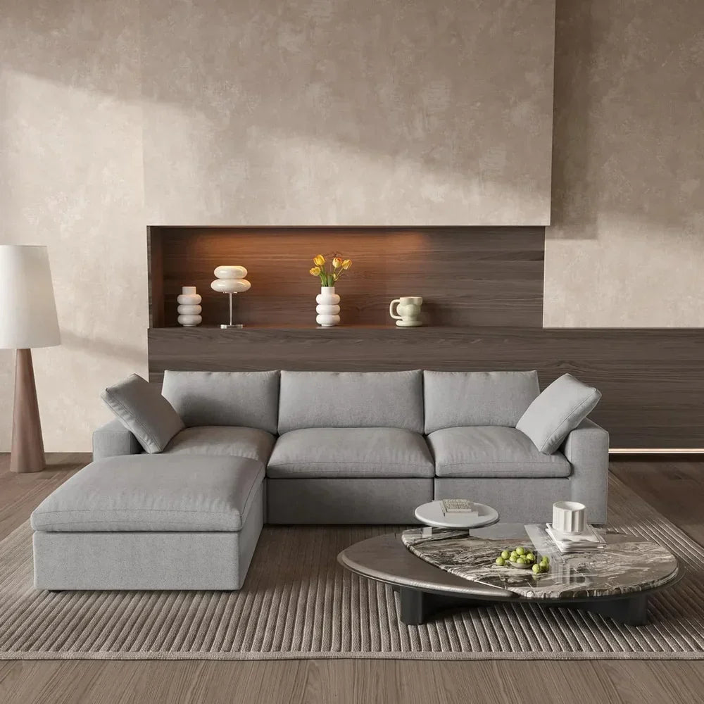 WJS Christmas Sofa Sale WJS Home Deluxe Light Grey Modular Sofa