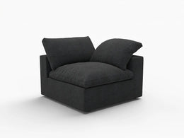 Deluxe Premium Cloud Sectional Sofas Covers | Cotton and Linen Sofa Cover for Side Seat