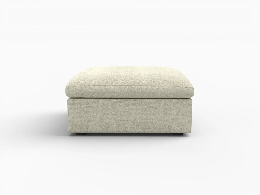 WJS Home 1 Piece Cotton and Linen Khaki Ottomans 40 Removable _ Washable Covers_4