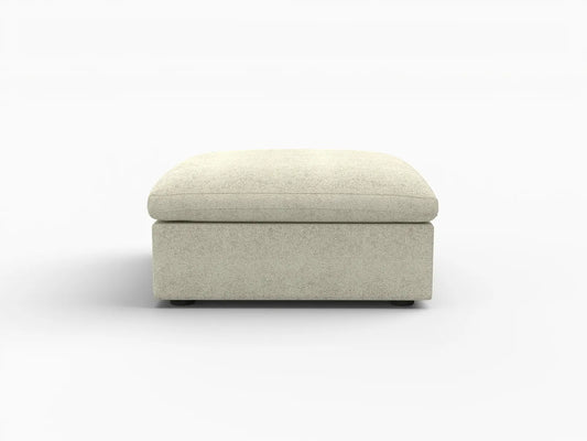 WJS Home 1 Piece Cotton and Linen Khaki Ottomans 40 Removable _ Washable Covers_4