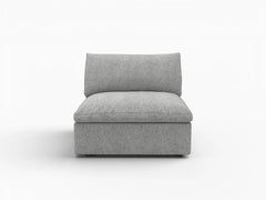 Deluxe Premium Cloud Sectional Sofas Covers | Cotton and Linen Sofa Cover for Middle Seat