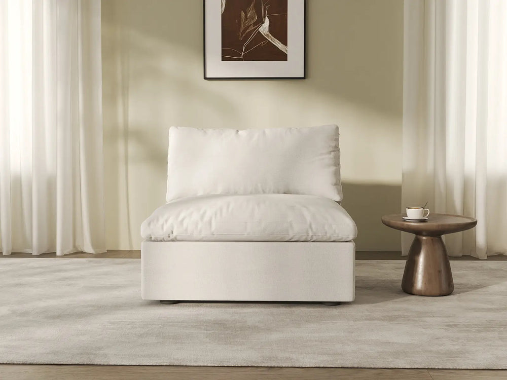 WJS Home 1 Piece White Cotton and Linen Armless Single Sofa 1 Seater_8_f8c97df2 7b98 4c7d 88d2 a697448fd697