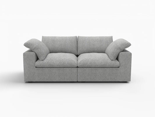 WJS Home 2 PieceCottonandLinenLightGreyLoveseats80Removable_WashableCovers2 Seater_4