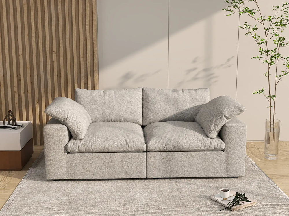 WJS Home 2 PieceCottonandLinenLightGreyLoveseats80Removable_WashableCovers2 Seater_6