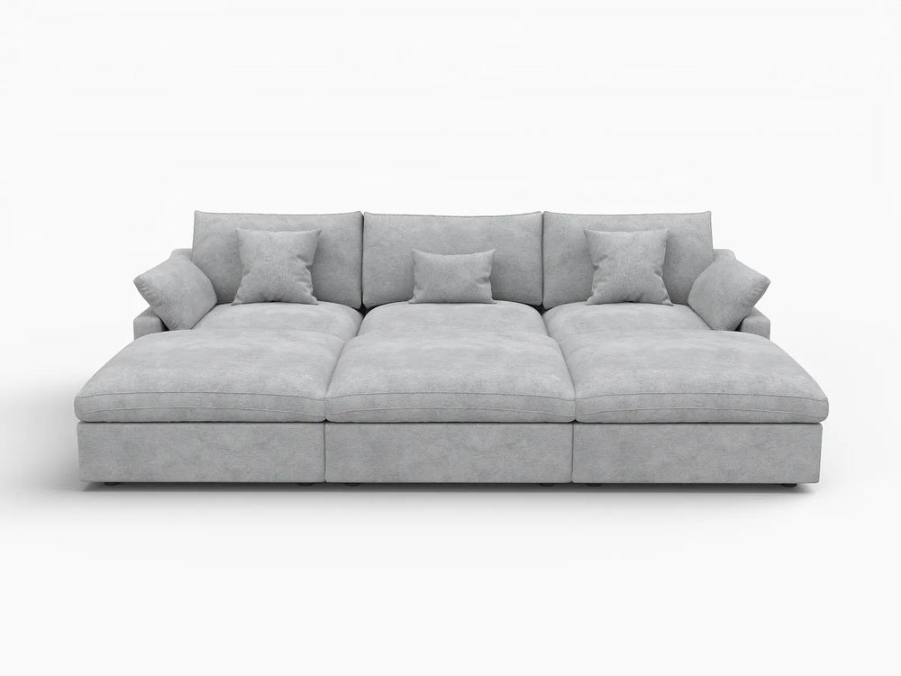 WJS Home 6 PieceLinenLightGreyPitSectionals120AdjustableBackrestPillows3 Seater_4