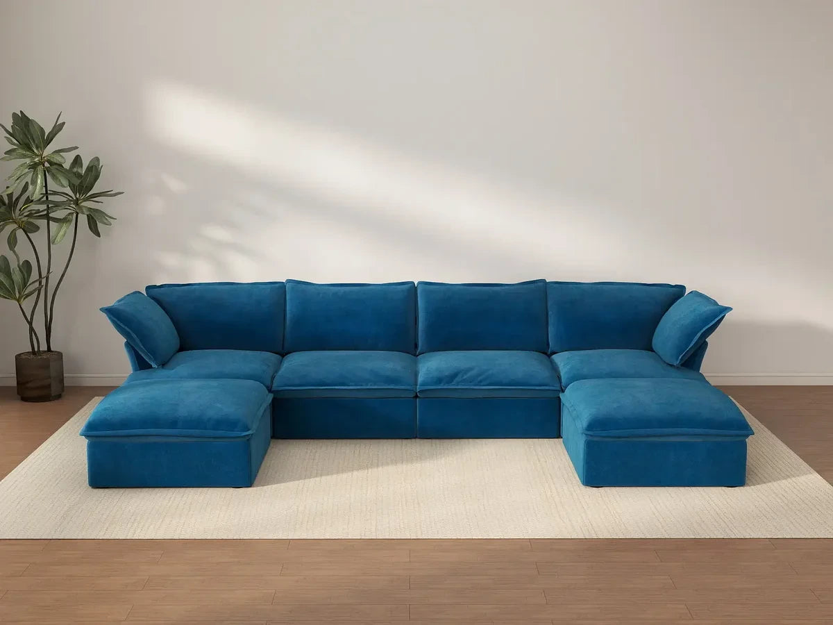 WJS Home: A Cleanable Fabric Sofa With Removable Cushions