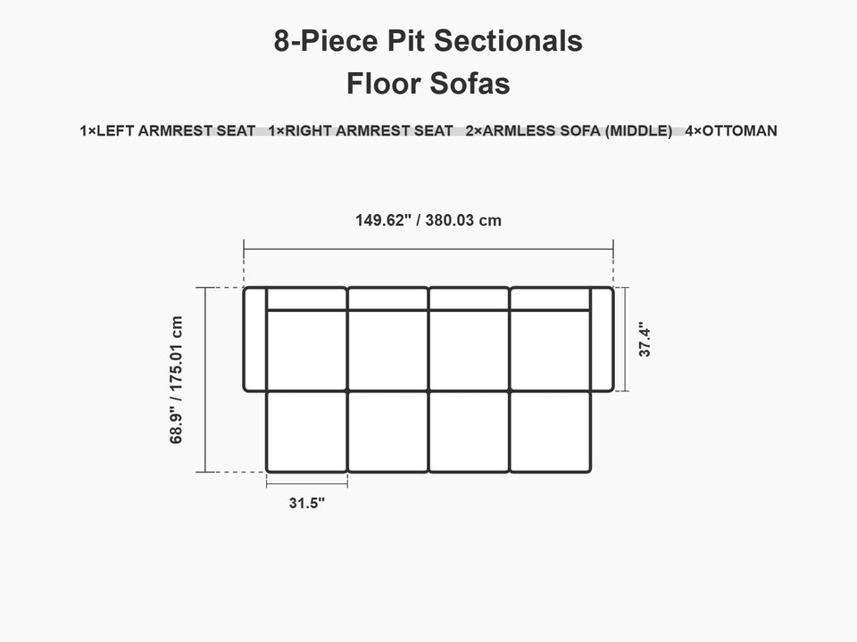 Top View Dimensions