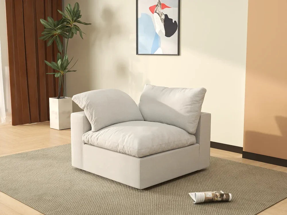WJS_Home_Premium_Cloud_White_Single_Armrest_Sofa_for_Narrow_Rooms