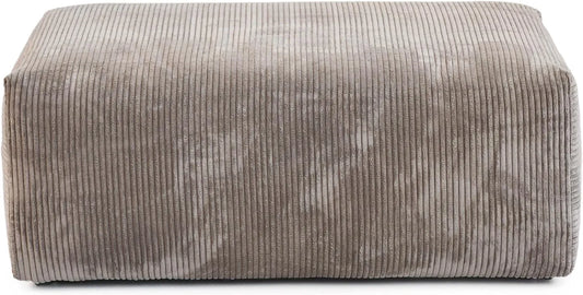 Matrix Modern Modular Sofas | Brown Corduroy Ottomans
