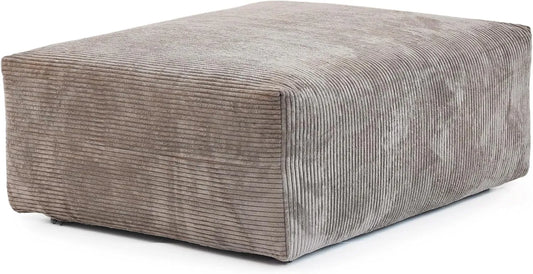 Matrix Modern Modular Sofas | Brown Corduroy Ottomans