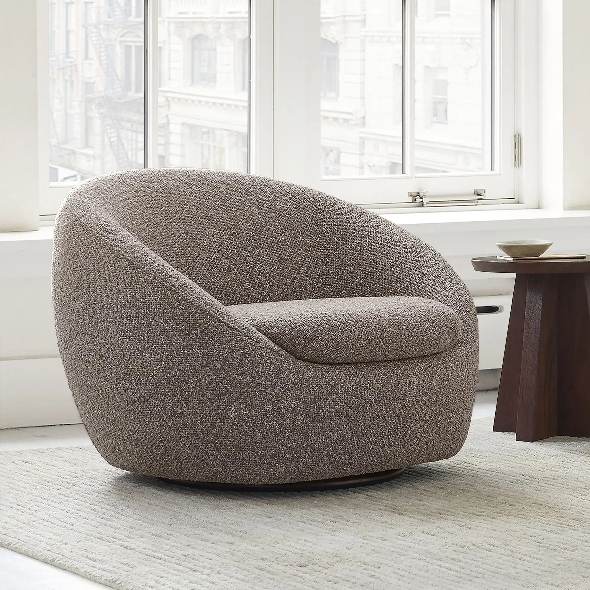 West Elm Swivel Base Chair