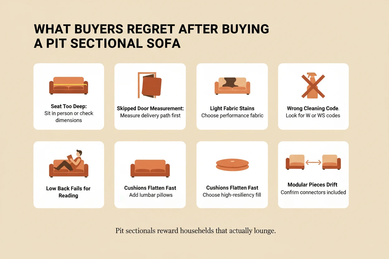 What Buyers Regret After Buying a Pit Sectional Sofa