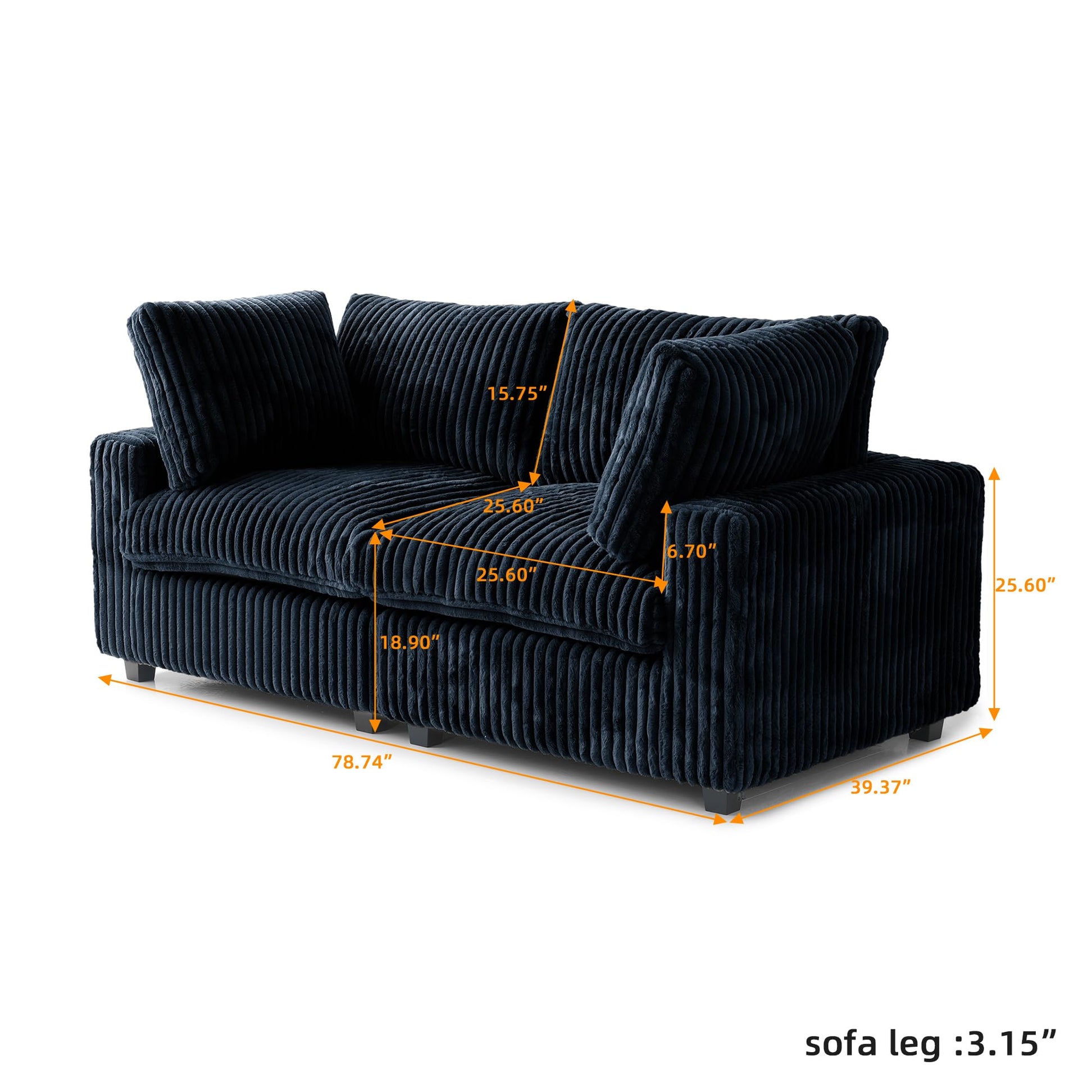 Cloud Couch Modular Sectional Sofa,157" Oversized U Shaped Couch with Ottoman,6 Seater Convertible Sofa,Comfy Plush Couches for Living Room,Covers Washable&amp;Replaceable (White)