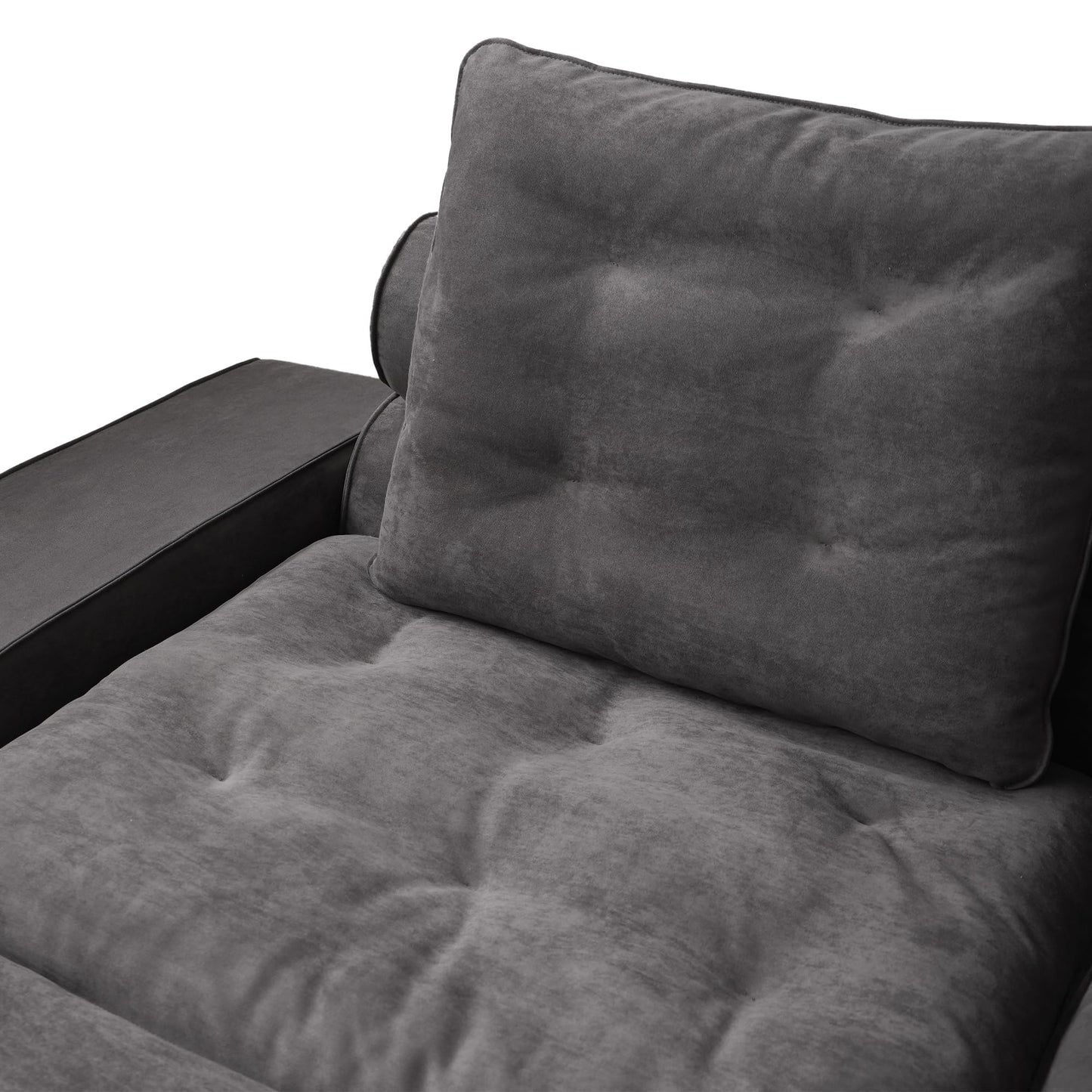 Cloud Modular Sectional Sofa, Luxury Velvet Couch Sofas for Living Room,74inch Corner Seater